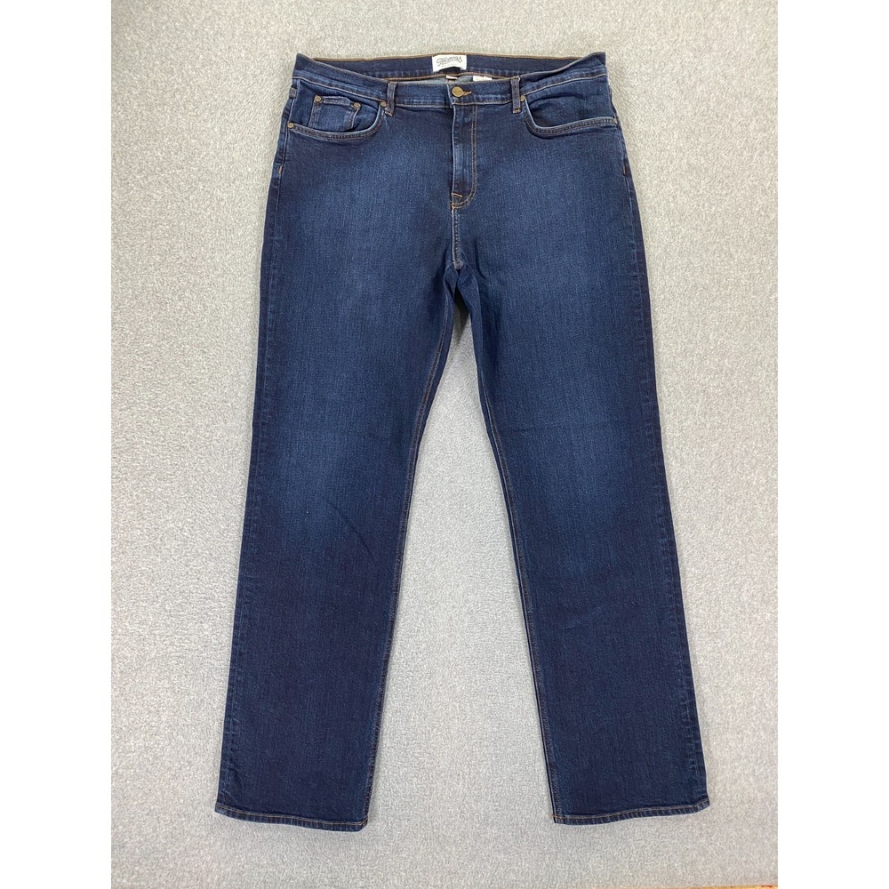 Tecovas Jeans Men's 40x34 Standard Fit Dark Wash Denim Stretch Western USA Rodeo